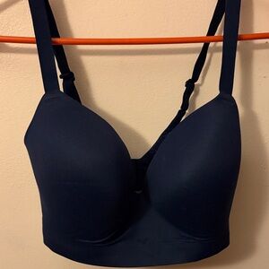 SOMA Women's Navy Blue Bra 36DD WIREFREE
